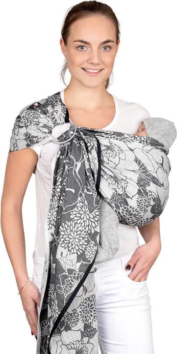 Hoppediz Babytragetuch gewebter Ring-Sling (2 m)