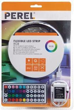 Image du produit LED Strips Consumer KIT RUBAN À LED FLEXIBLE AVEC CONTRÔLEUR ET ALIMENTATION - RVB - 150 LED - 5 m - 12 VCC (500 cm)