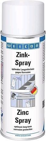 Produktbild Weicon ZinkSpray 400ml (400 ml, ähnlich RAL 9006, leicht angewitterte Feuerverzinkung)