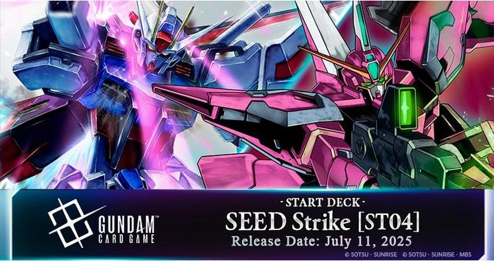 Actual product image Bandai Gundam - ST04 - SEED Strike - English (English, Booster Pack)