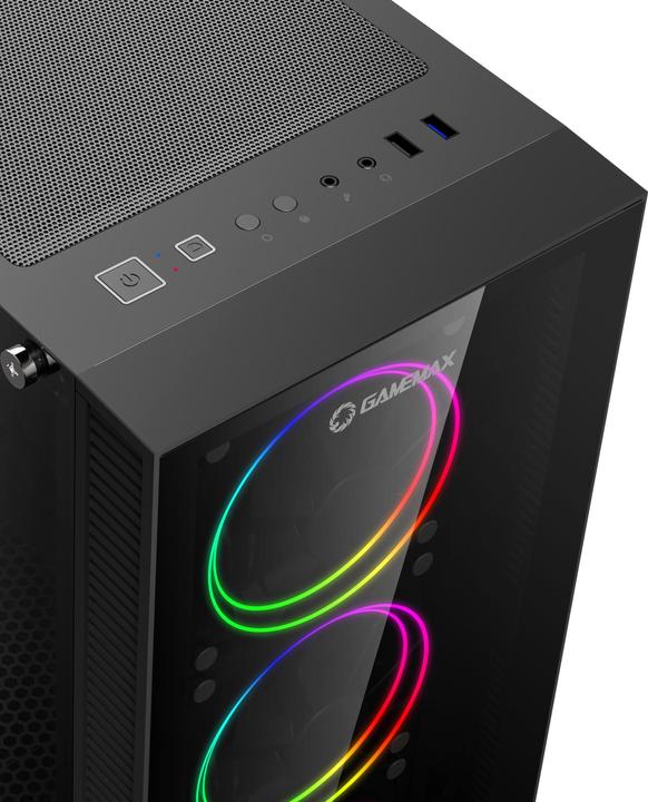 Produktbild Hyrican MegaDeal Gaming-PC Draco XD SET2481 7373 + MSI PRO MP273ADE + Maus, Tastatur & Headset (AMD Ryzen 5 5500, 32 GB, 1000 GB, GeForce RTX 4060)