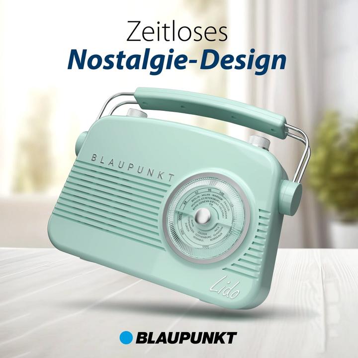 Image du produit Blaupunkt Radio nostalgique avec DAB+ | LIDO VDR 10 (DAB+ DAB, Bluetooth)