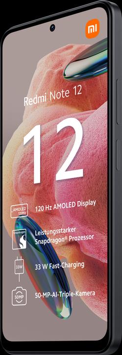 Productafbeelding Xiaomi Redmi Note 12 (128 GB, Onyx grijs, 6.67", Dubbele SIM, 50 Mpx, 4G)