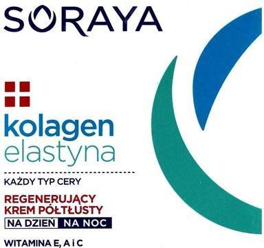 Actual product image Soraya Collagen & Elastin Regenerating Semi-Chured Cream On Day And Night 50Ml (50 ml, 24h cream)