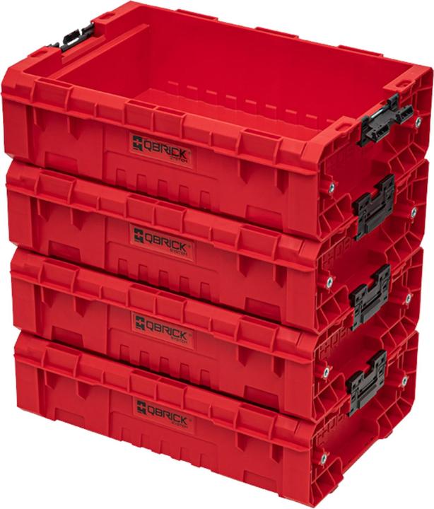 Image du produit Qbrick System PRO Box 130 2.0 RED ULTRA HD Custom Bac gerbable 450 x 310 x 151 mm 9 l empilable (9 l)