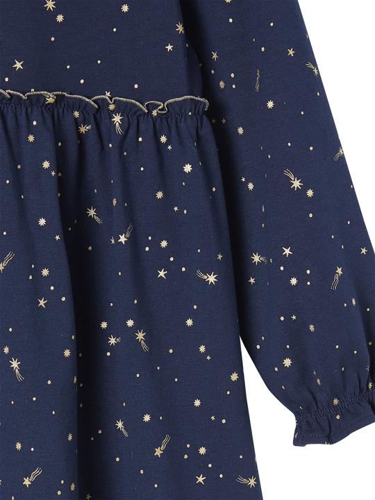Image du produit Vertbaudet Robe de fête pour fille avec étoiles brillantes (128)
