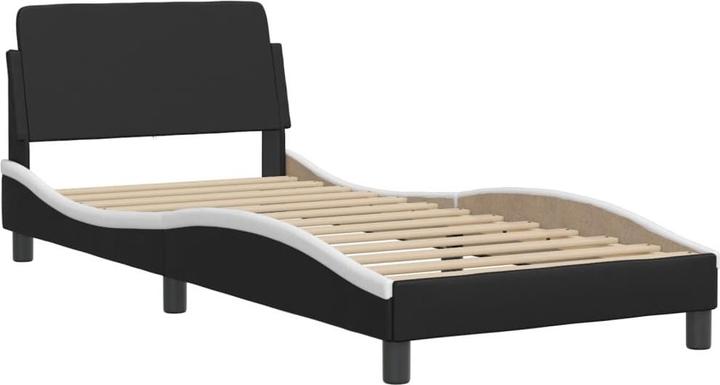 Produktbild VidaXL Bett mit Matratze 120 x 200 cm Kunstleder (120 x 200 cm)