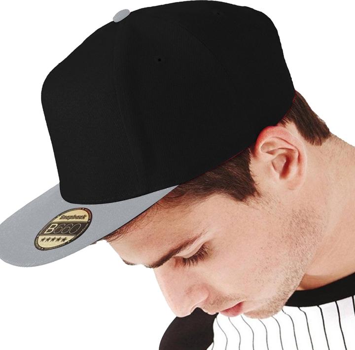 Produktbild Beechfield Baseballkappe Mit Flachem Schirm (2 Stückpackung) (One Size)