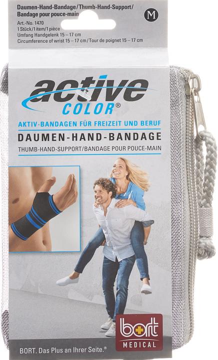 Bort Medical ActivColor Daumen Hand Bandae schwarz L (L)