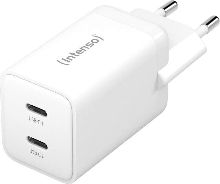 Intenso 2x USB-C GAN Adapter weiss (40 W)