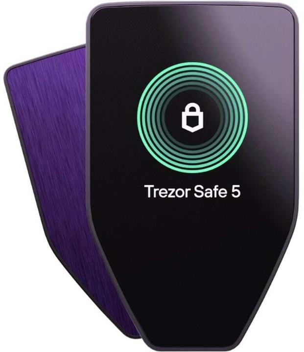 Actual product image Trezor Safe 5 - Violet Ore (Bitcoin, Others, Dogecoin, Ethereum Classic)