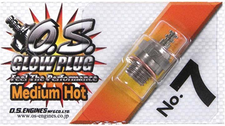 Produktbild O.S. Engines Kerzen No. 7 (Medium-Hot)