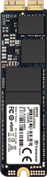 Produktbild Transcend JetDrive 820 (480 GB, M.2 2280)