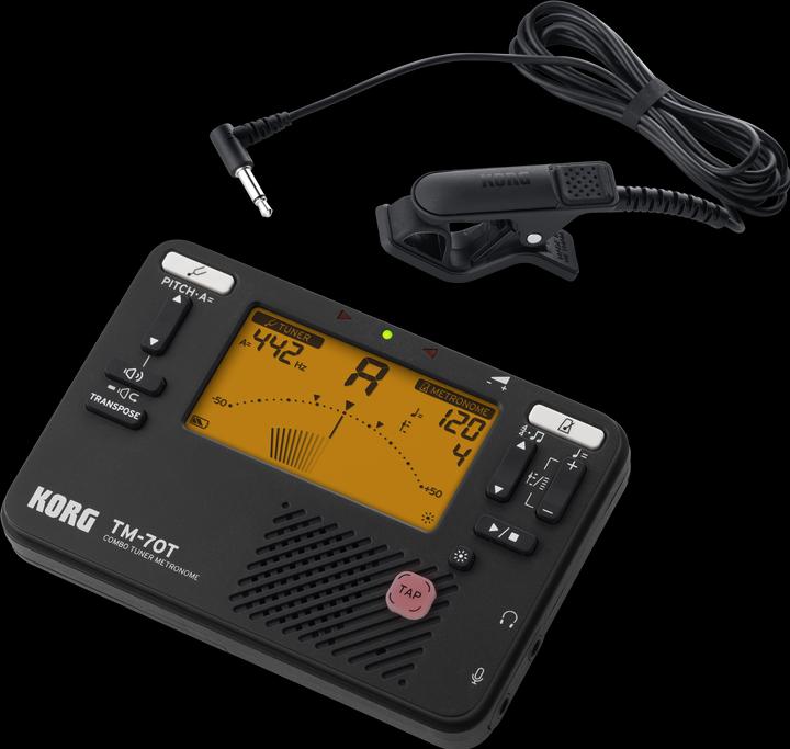 Image du produit Korg Accordeur TM-70 Set Noir, Caractéristiques