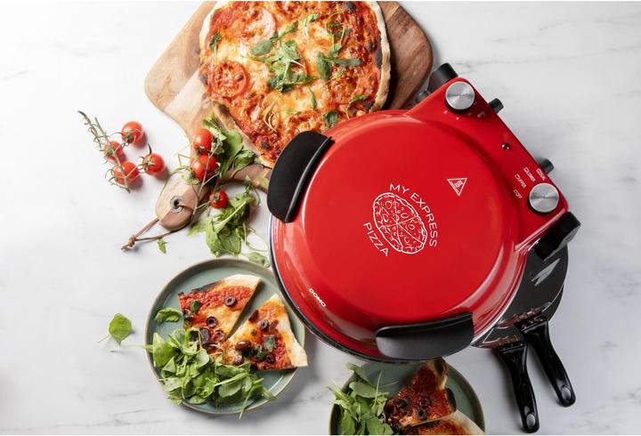 Actual product image Domo ELEKTRISCHER PIZZAOFEN Pizzabäcker (Electric pizza oven)