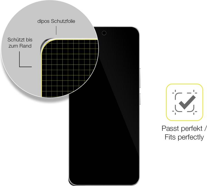Produktbild Dipos 3D Full Cover Schutzfolie (1 Stück, Honor 200 Pro)
