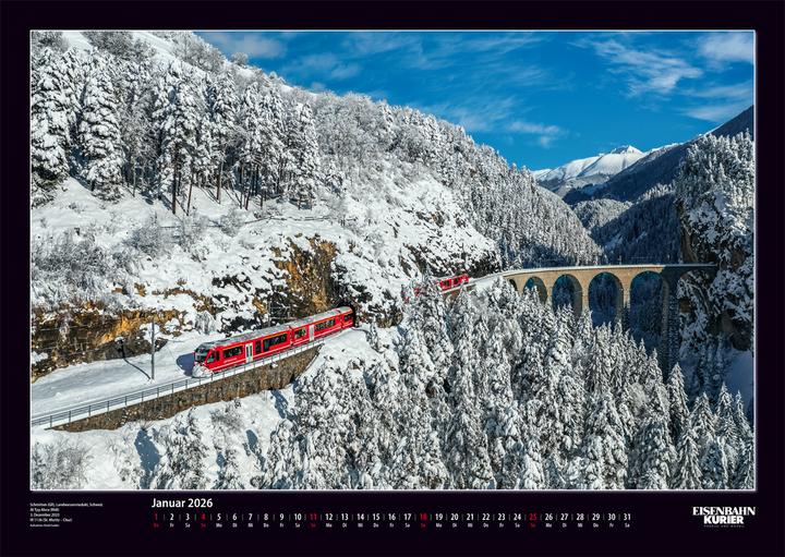 Produktbild MagiederEisenbahn2026 (60 x 42 cm, Harter Einband, Deutsch)