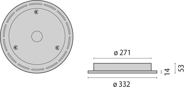 Actual product image PiL LED surface-mounted luminaire