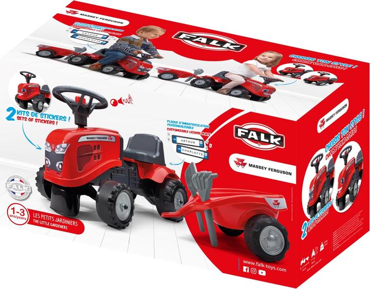 Actual product image Falk Massey Ferguson Tractor with trailer