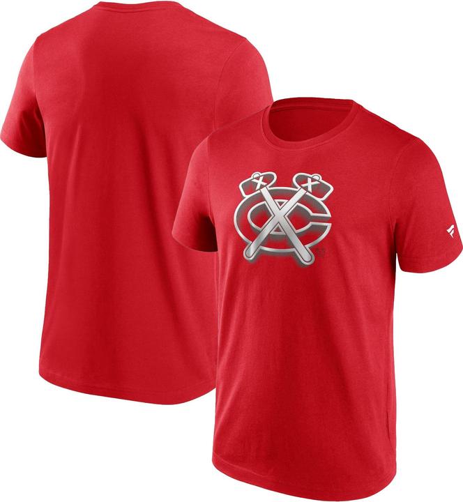 Fanatics NHL Shirt - CHROME LOGO Chicago Blackhawks - M (M)