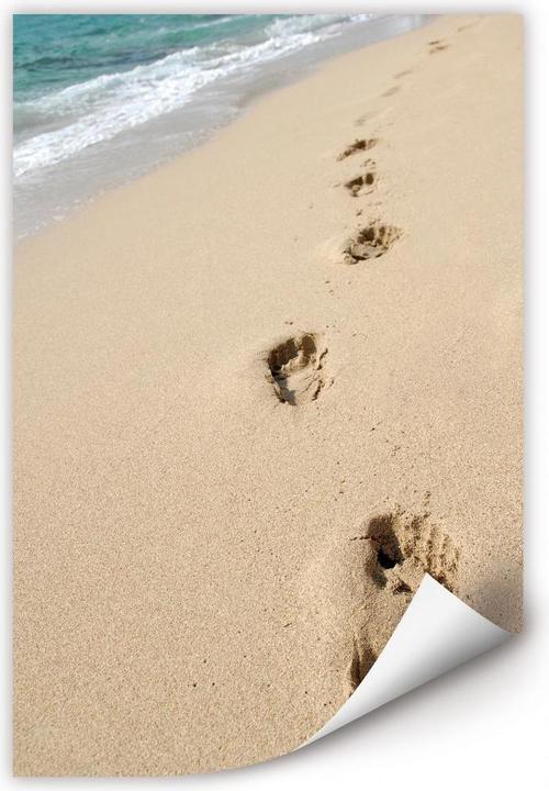 Produktbild Trenddeko Fussspuren im Sand (149 x 100 cm)