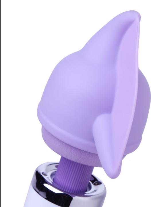 XR Brands Flutter Tip Silicone Wall Attachment - Purple