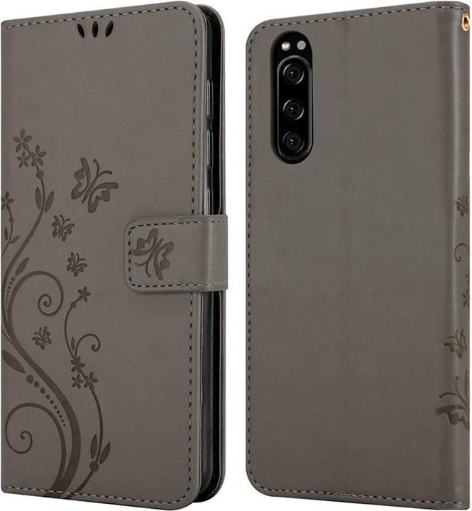 Actual product image Cadorabo Flower Book Cover (Sony Xperia 5)