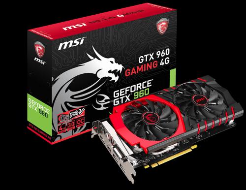 Image du produit MSI Gtx 960 Gaming 4g (4 Go)