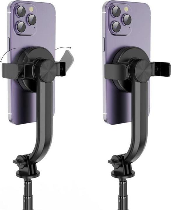Produktbild Tech-Protect L04S Bluetooth selfie stick with tripod up to 95cm and 360 head - black