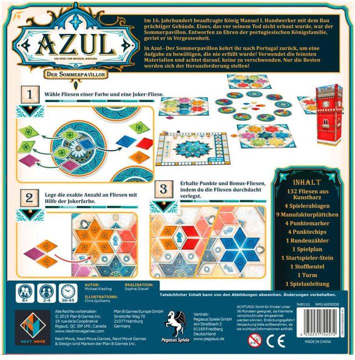 Produktbild Next Move Azul - Der Sommerpavillon (Deutsch)