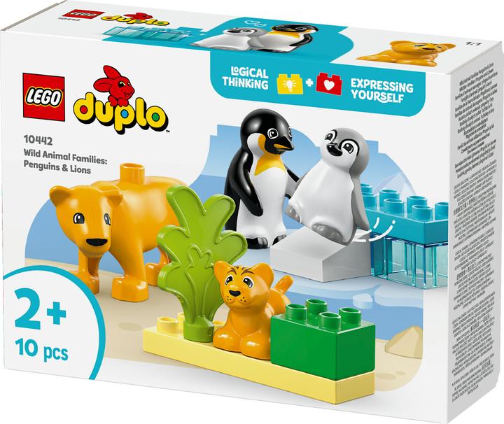 Produktbild LEGO Wildtier-Familien: Pinguine und Löwen (10442)