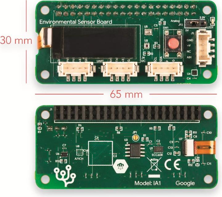 Produktbild Berrybase Google Coral Environmental Sensor Board