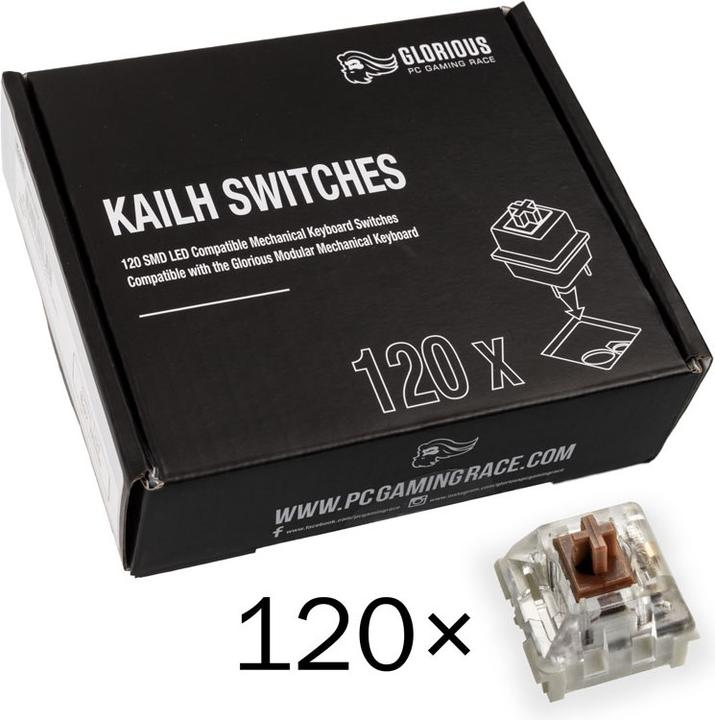 Produktbild Glorious PC Gaming Race Kailh Speed Bronze Switches (120 Stück)