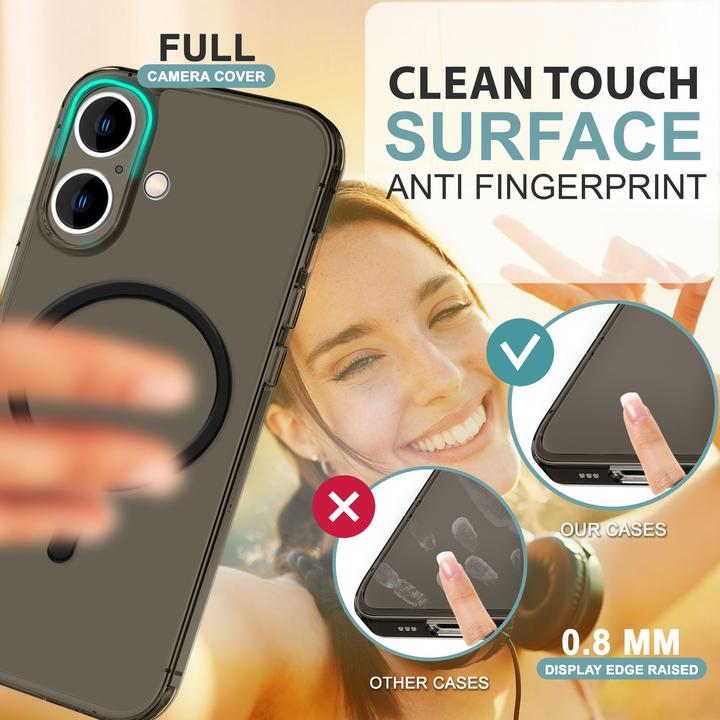 Produktbild Nalia Extrem Dünnes 0,3mm Hard-Case mit MagSafe, Matte Hülle (Apple iPhone 16)