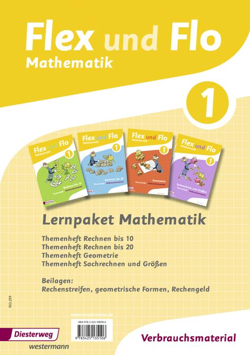Flex und Flo 1. Mathematik. Lernpaket (Deutsch, Wolfgang Westphal, Carola Hoffmann, 2014)