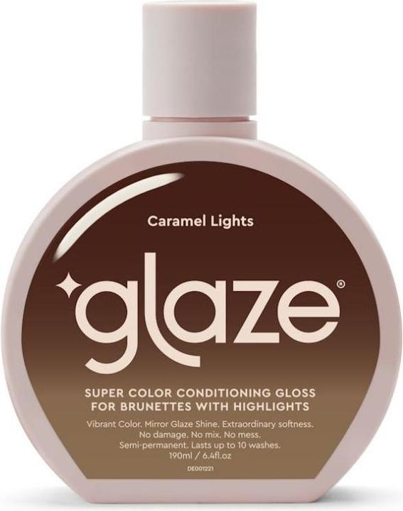 Actual product image Glaze Super Gloss Caramel Lights (190ml) (Caramel Lights)