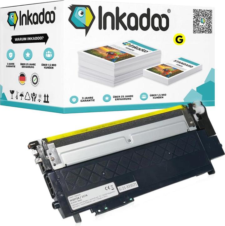 Produktbild Inkadoo Kompatibel Toner für HP Color Laser MFP 179 fng (Y)