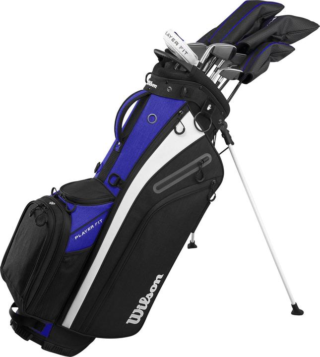 Actual product image Wilson - PlayerFit Left-Handed Steel Complete Golf Set – Stand Bag