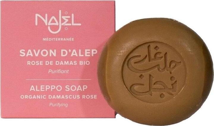Najel Savon Alep à la Rose de Damas Bio (Hartseife)