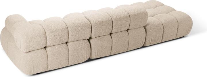 Image du produit Micadoni Canapé Modulable Droit en Velours, "Bellis", 4 Places, 282x94x70 Fabriqué en Europe (2 places, 3 places, 4 places)
