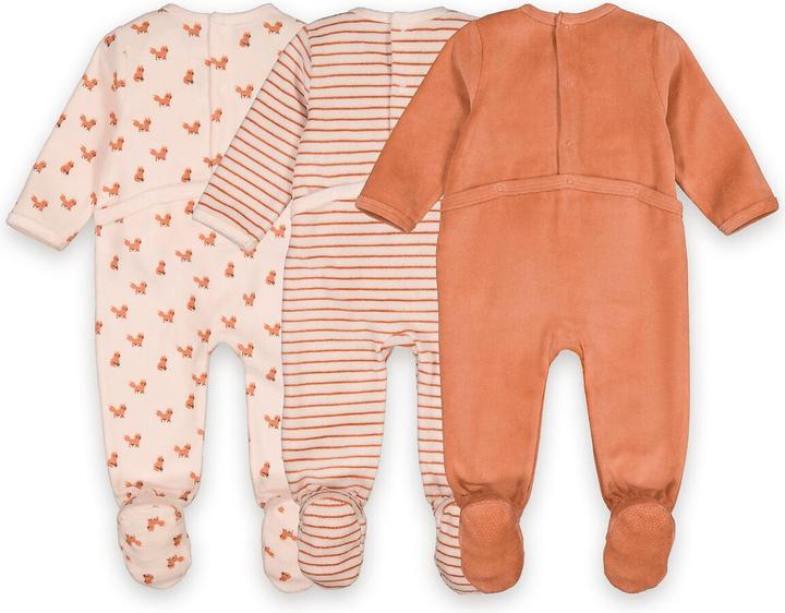Actual product image La Redoute Collections Cotton 3-Pack Romper (60)