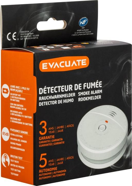 Produktbild Evacuate Rauchmelder EVA033534