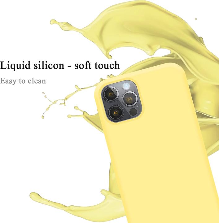 Actual product image Cadorabo TPU Liquid Silicone Case Cover (Apple iPhone 12 Pro Max)