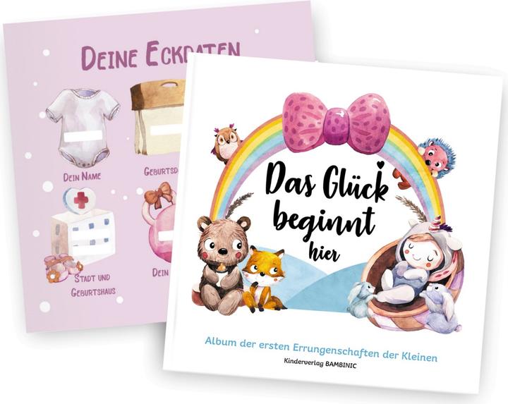 Produktbild Das Glück beginnt hier (Babyalbum für Mädchen)