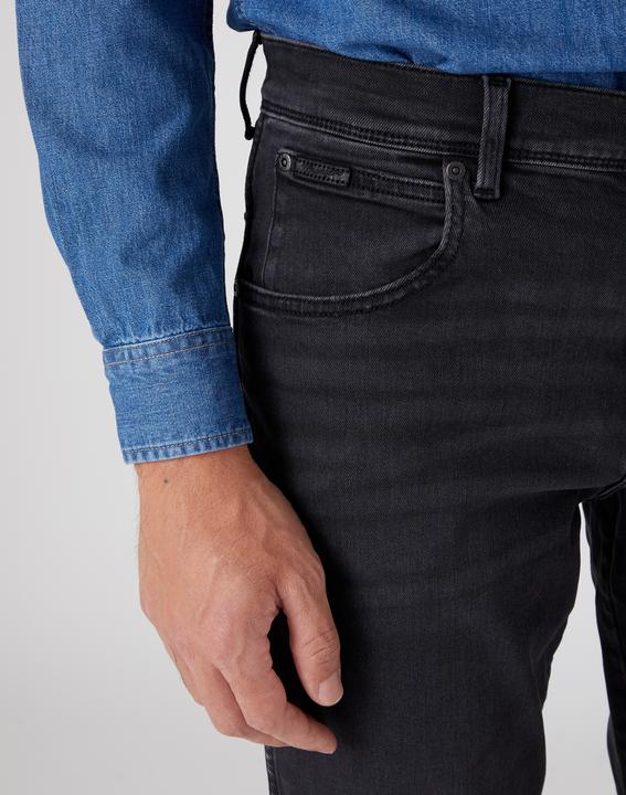 Produktbild Wrangler Texas Slim Jeans Slim Fit black crow (W30/L34)
