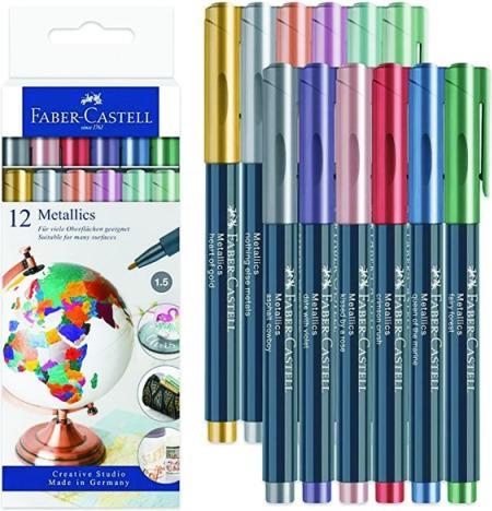 Immagine prodotto Faber-Castell Marcatore metallico (Metallo, 12 x)