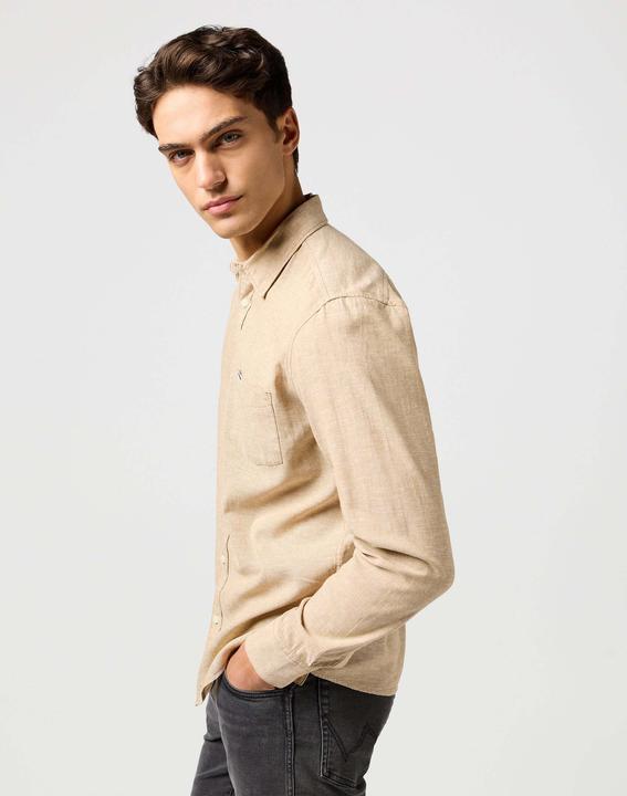 Actual product image Wrangler Leinenhemd 1 Pkt Shirt (XXL)