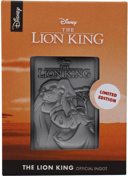 Actual product image Fanattik DISNEY - Roi Lion - Lingot en Métal - Limited Edition