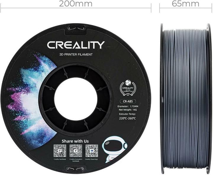 Produktbild Creality Filament (ABS, 1.75 mm, 1000 g, Grau)