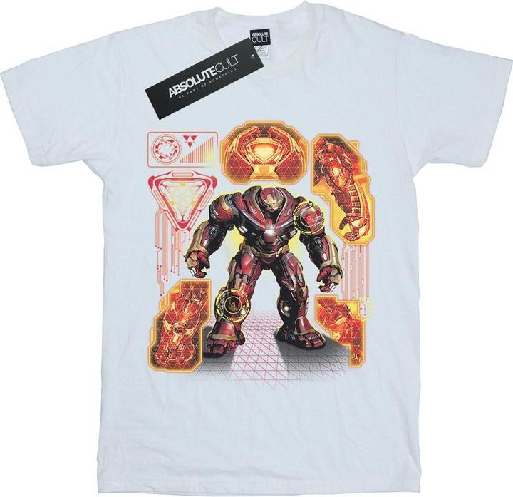 Avengers Infinity War Hulkbuster Blueprint TShirt Jungen